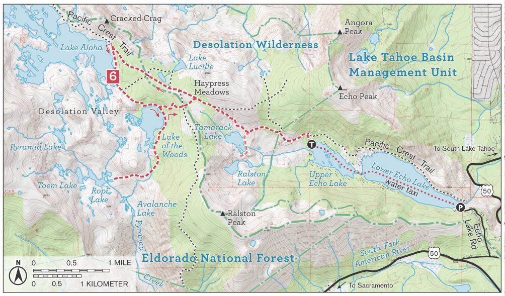 echo-lake-aloha-tamarack-ralston-ropi-trail-map-desolation-wilderness